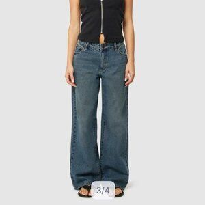 Abrand Jeans Women's Blue and Navy Jeans